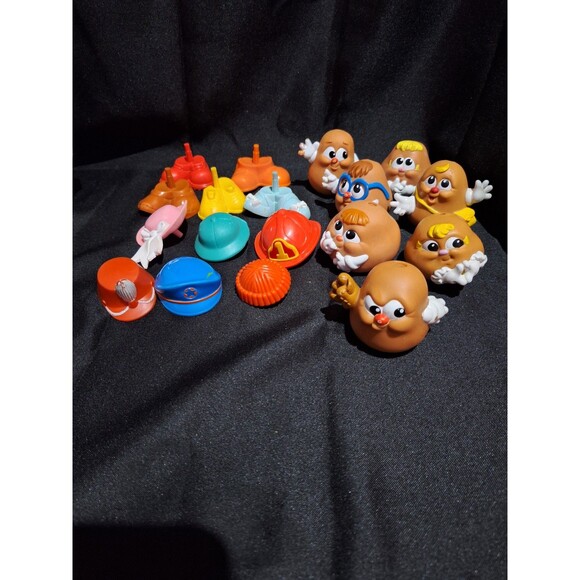 vintage 1986 Hasbro Mr Potato Head Kids Tots Lot - Picture 1 of 9